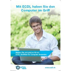 Poster (A2 Format) "Mit ECDL haben Sie den Computer im Griff"